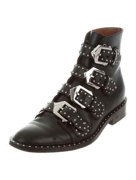 brown givenchy fold over boots|givenchy elegant studded boots.